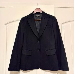 Lafayette 148 New York Women's Elegant Black Blazer